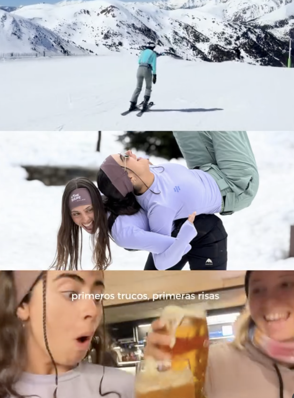 First snow tricks and shared laughs