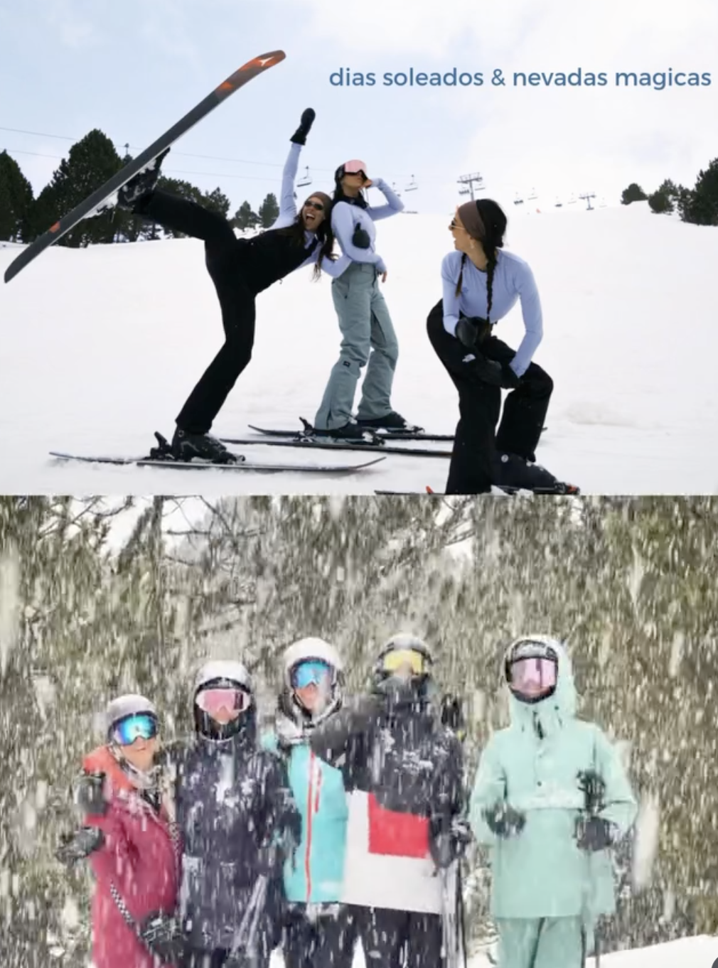 Sunny days and magical snowfalls
